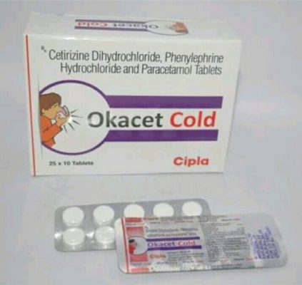 Buy Okacet Cold Tablet CIPLA Online Fitbynet