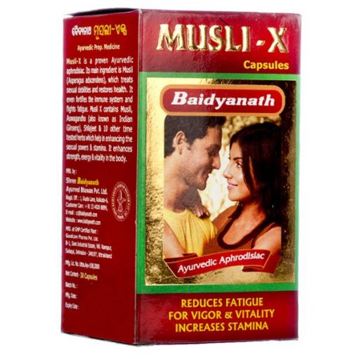 BAIDYANATH Musli X Capsule FITBYNET.COM