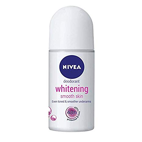 NIVEA Whitening Smooth Skin Roll On Deodorant 50 ml FITBYNET.COM