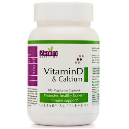 Zenith Nutrition Vitamin D & Calcium Capsule - FITBYNET.COM