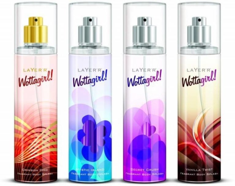 Layer Wottagirl set of 4 A Perfume Body Spray For W