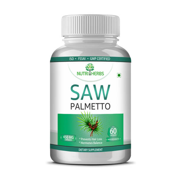 Nutriherbs Saw Palmetto 450mg Capsule_Skygain Nutricare - FITBYNET.COM