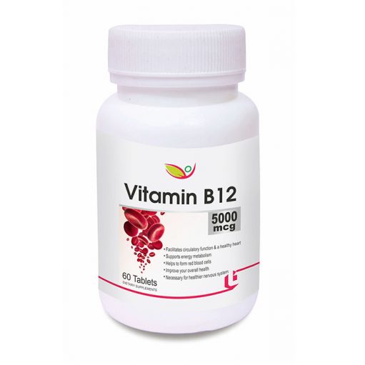 Biotrex Vitamin B12 5000mcg Tablet_Biotrex Nutraceuticals - FITBYNET.COM