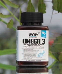 WOW Omega 3 1000mg capsules for healthy heart & joints