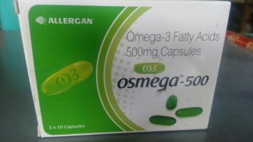 Osmega 500mg Soft Gelatin Capsule 10 Capsules Allergan India Pvt Ltd